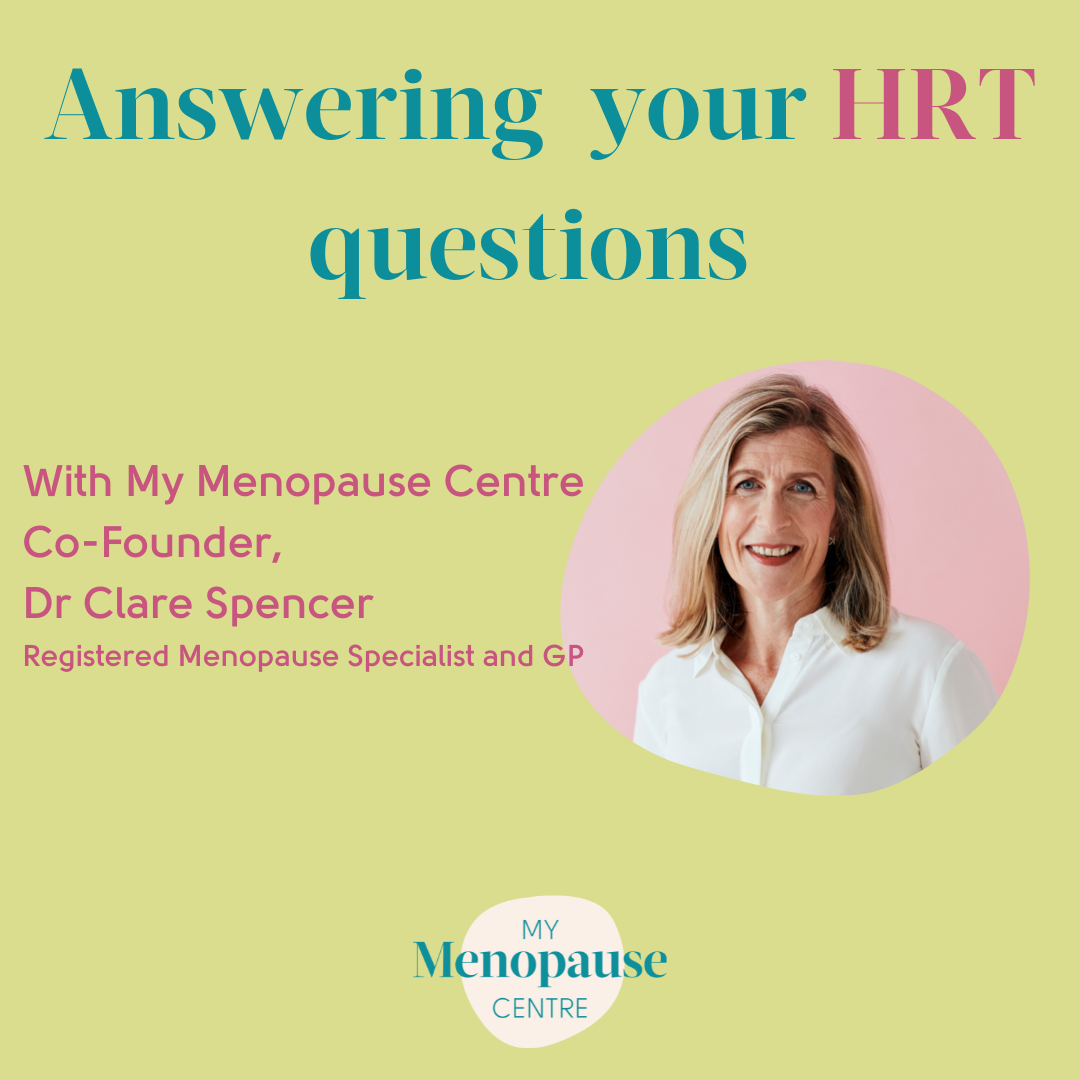 Answering Your Hrt Questions My Menopause Centre